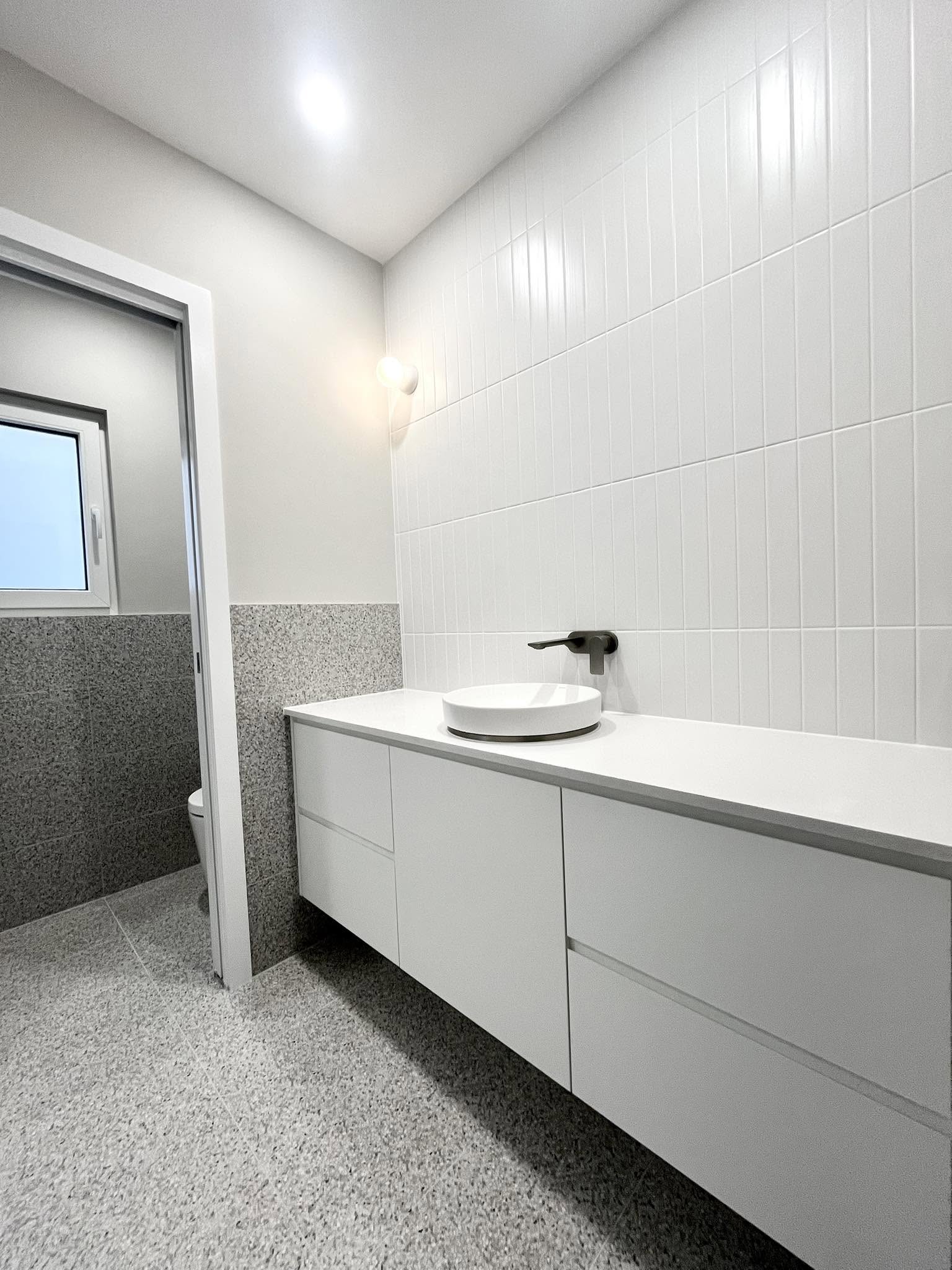 Minimalist Terrazzo Bathroom