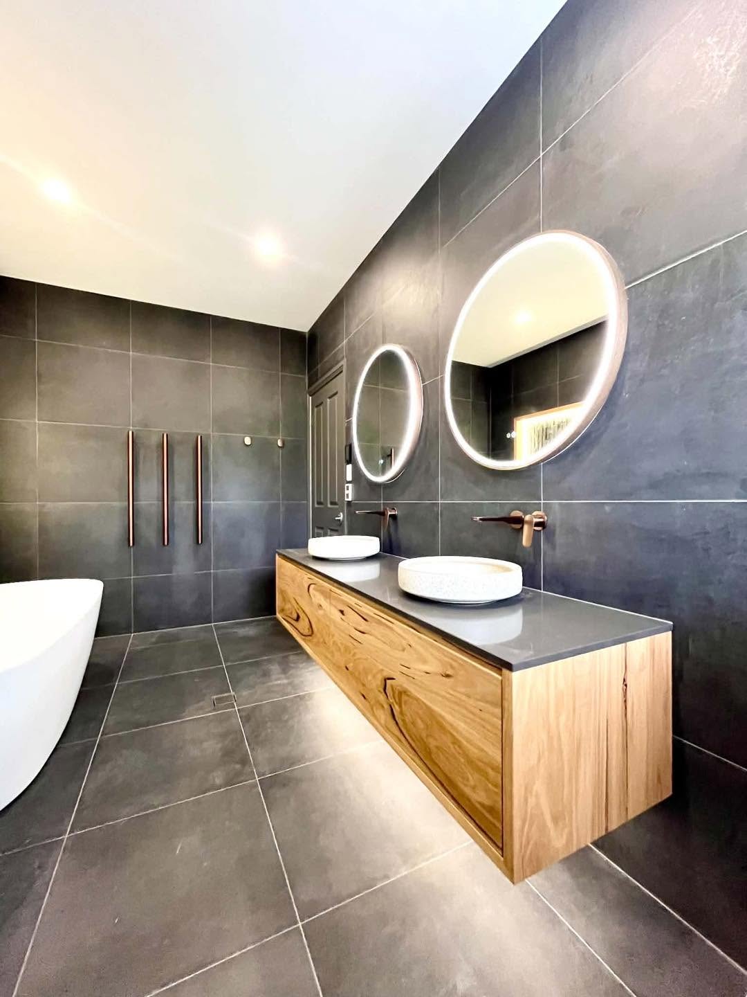 Chandelier Powder Room